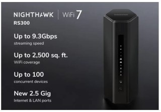 Router Netgear RS300 WiFi 7 9.3 Gb/s z portem 2.5 Gb/s