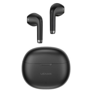 Słuchawki Bluetooth 5.3 USAMS TWS Rhymbo Czarne lekki dźwięk 31h