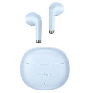 Słuchawki Bluetooth 5.3 USAMS Rhymbo TWS niebieskie lekkie z długim czasem pracy