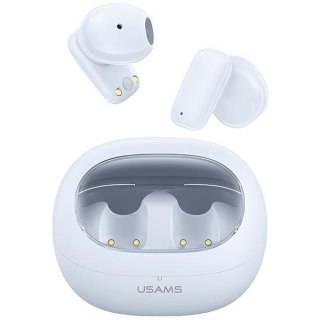 Słuchawki Bluetooth 5.3 TWS USAMS TD Białe profesjonalny dźwięk