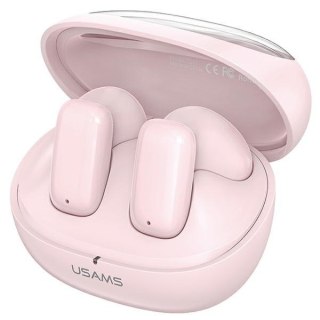 Słuchawki Bluetooth 5.3 USAMS TD Series Rożowe TWS z wysoką jakością dźwięku