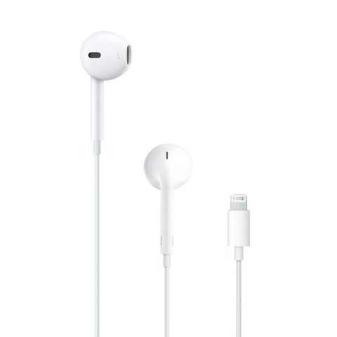 Słuchawki Apple EarPods złączem Lightning douszne stereo z mikrofonem