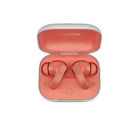 Słuchawki Motorola Moto Buds bezprzewodowe różowe douszne Bluetooth 5.3