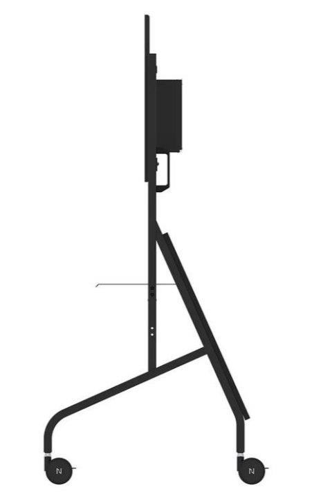 Stojak mobilny Neomounts FL50-575BL1 na telewizory 65-110 cali czarny