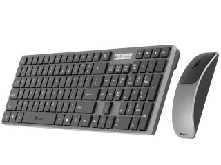 Zestaw klawiatura i mysz Tracer SET RF Nano USB bezprzewodowy ergonomiczny