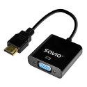 Adapter HDMI VGA AK-75 wydajny konwerter sygnału do monitorów