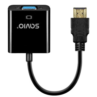 Adapter HDMI VGA AK-75 wydajny konwerter sygnału do monitorów