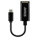 Adapter SAVIO AK-79 USB-C HDMI 4K 30Hz kompaktowy Plug Play