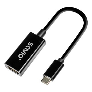 Adapter SAVIO AK-79 USB-C HDMI 4K 30Hz kompaktowy Plug Play