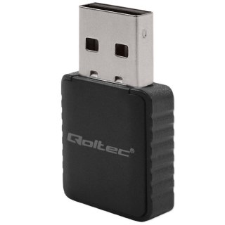 Adapter WiFi Qoltec Mini 1300Mbps USB 3.0 szybki bezprzewodowy