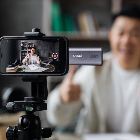 Dysk zewnętrzny SSD Adata SC750 1000GB USB 3.2C lekki szybki do gier