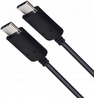 Kabel USB C 3m silikonowy czarny do ładowania i synchronizacji 60W