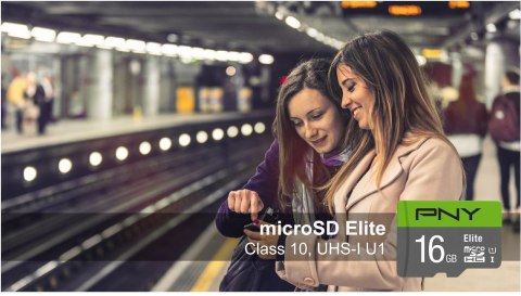 Karta pamięci PNY MicroSDHC Elite 16GB Class 10 U1 szybka