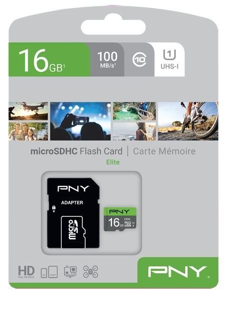 Karta pamięci PNY MicroSDHC Elite 16GB Class 10 U1 szybka