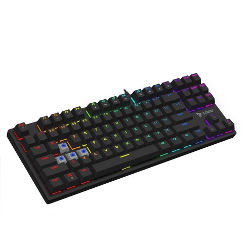 Klawiatura mechaniczna RGB Savio Tempest X2 Outemu Blue wydajna gamingowa