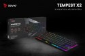 Klawiatura mechaniczna RGB Savio Tempest X2 Outemu Blue wydajna gamingowa