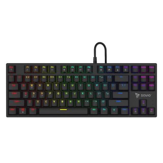 Klawiatura mechaniczna Savio Tempest X2 RGB Outemu Brown gamingowa z podświetleniem