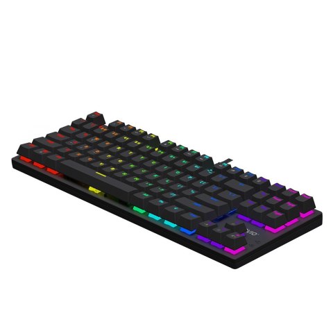 Klawiatura mechaniczna Savio Tempest X2 RGB Outemu Brown gamingowa z podświetleniem