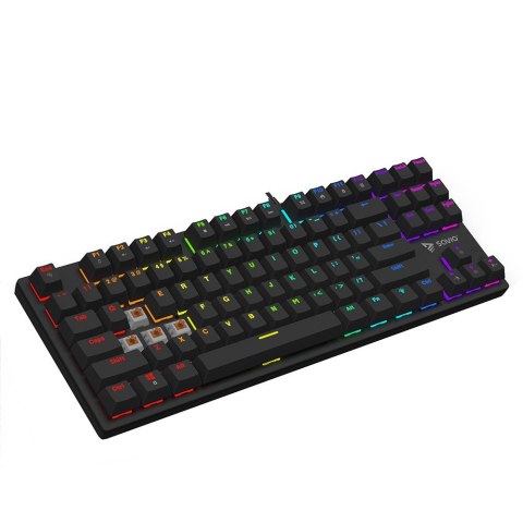 Klawiatura mechaniczna Savio Tempest X2 RGB Outemu Brown gamingowa z podświetleniem