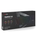 Klawiatura mechaniczna Savio Tempest X2 RGB Outemu Brown gamingowa z podświetleniem