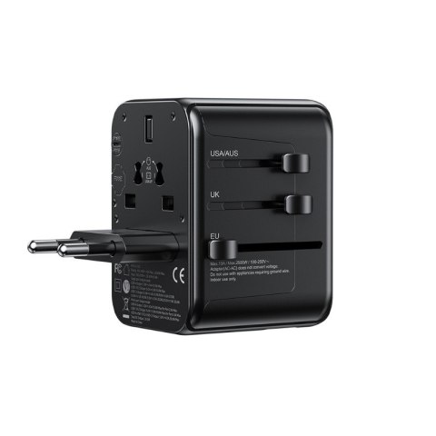 Ładowarka WEKOME WP-U03 podróżna 30W z 3x USB-C 2x USB-A czarna