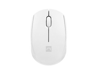 Mysz bezprzewodowa Natec Stork 1600 DPI biała ergonomiczna