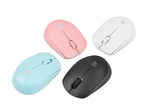 Mysz bezprzewodowa Natec Stork 1600 DPI biała ergonomiczna