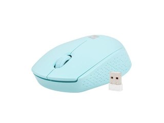 Mysz bezprzewodowa Natec Stork 1600 DPI niebieska ergonomiczna