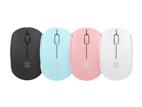 Mysz bezprzewodowa Natec Stork 1600 DPI niebieska ergonomiczna