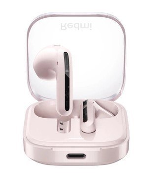 Słuchawki bezprzewodowe Xiaomi Redmi Buds 6 Active różowe z redukcją szumów