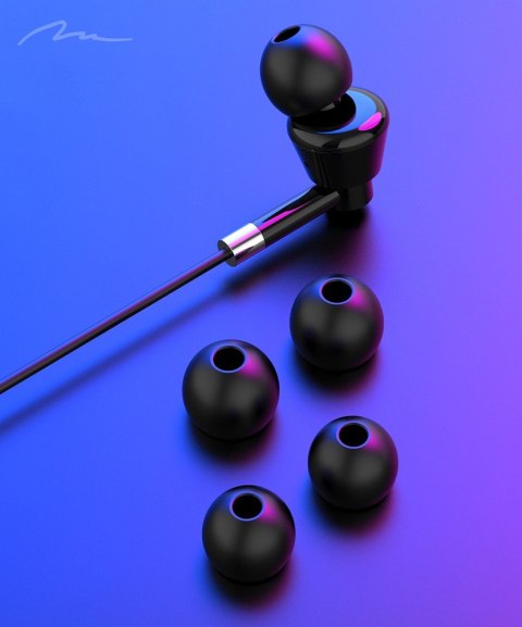 Słuchawki douszne Media-Tech Earphones All USB-C MT3609K stereo