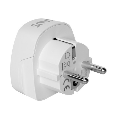 Adapter podróżny AP-01 Savio US EU kompaktowy bezpieczny 3750 W