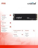 Dysk SSD Crucial P310 1TB M.2 NVMe PCIe 4.0 7100 MB/s szybki
