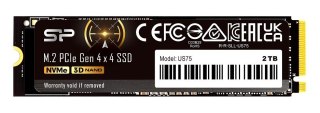 Dysk SSD Silicon Power US75 2TB M.2 PCIe Gen4x4 szybki 7000 MB/s