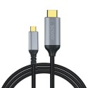 Kabel USB-C do HDMI Savio CL-184 3m wysokiej jakości miedź