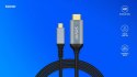 Kabel USB-C do HDMI Savio CL-184 3m wysokiej jakości miedź
