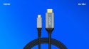 Kabel USB-C do HDMI Savio CL-184 3m wysokiej jakości miedź