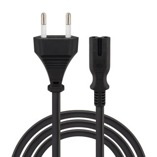 Kabel zasilający 2pin 5m Savio CL-185 miedziany uniwersalny