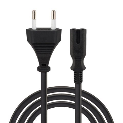 Kabel zasilający 2pin 5m Savio CL-185 miedziany uniwersalny