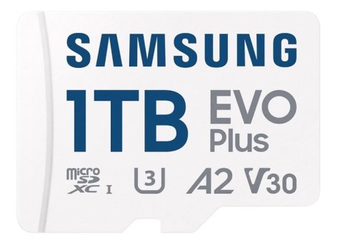 Karta microSD Samsung EVO Plus 1TB z adapterem szybka i niezawodna