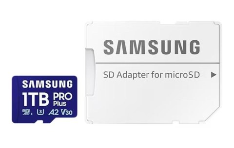 Karta microSD Samsung PRO Plus 1TB szybka z adapterem SD