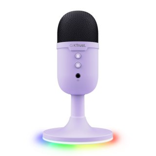 Mikrofon Trust GXT234P Yunix USB fioletowy gamingowy z RGB LED