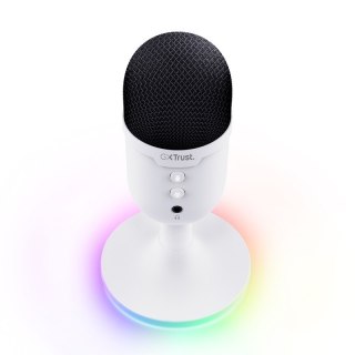 Mikrofon Trust GXT234W Yunix USB biały kompaktowy gamingowy z RGB