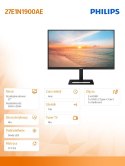 Monitor Philips 27E1N1900AE 27 cali 4K IPS z USB-C i głośnikami