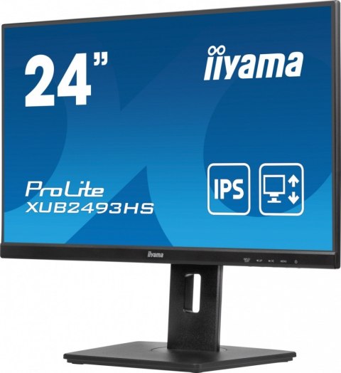 Monitor IIYAMA ProLite XUB2493HS-B6 A 24 IPS FHD ergonomicznym designie