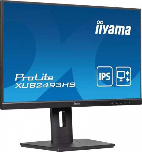 Monitor IIYAMA ProLite XUB2493HS-B6 A 24 IPS FHD ergonomicznym designie
