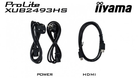 Monitor IIYAMA ProLite XUB2493HS-B6 A 24 IPS FHD ergonomicznym designie