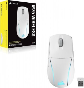 Myszka bezprzewodowa Corsair M75 biała gamingowa RGB lekka