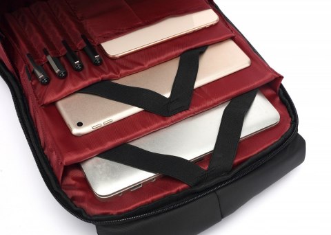 Plecak YENKEE YBB 1501 NOMAD czarny uniwersalny 15.6 do netbooka