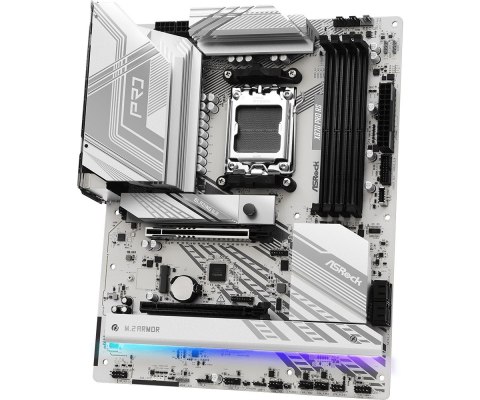 Płyta główna ASRock X870 PRO RS AM5 4DDR5 M.2 ATX wydajna